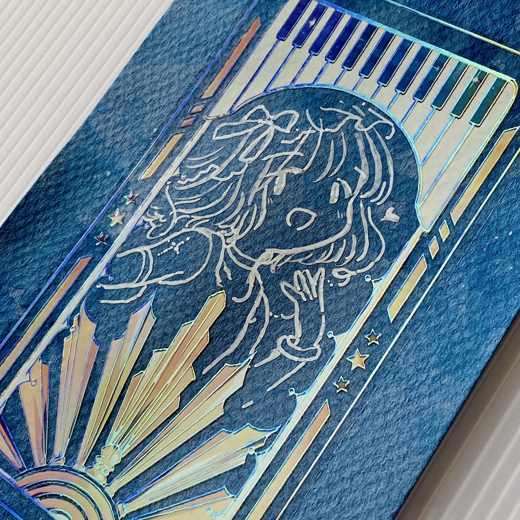 枠シール使った絵/残BDFG