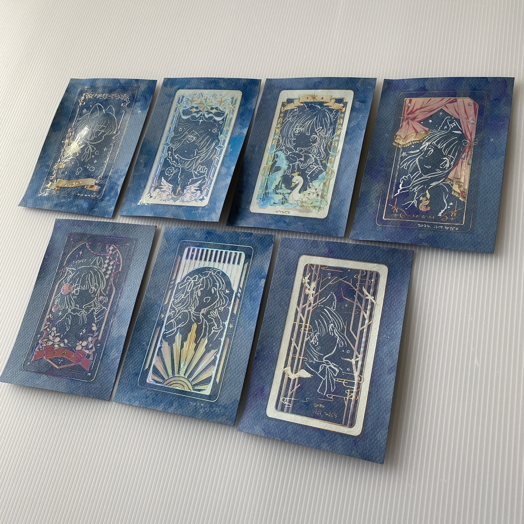 枠シール使った絵/残BDFG