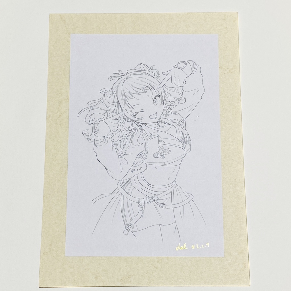 咲季（綺麗な線画）