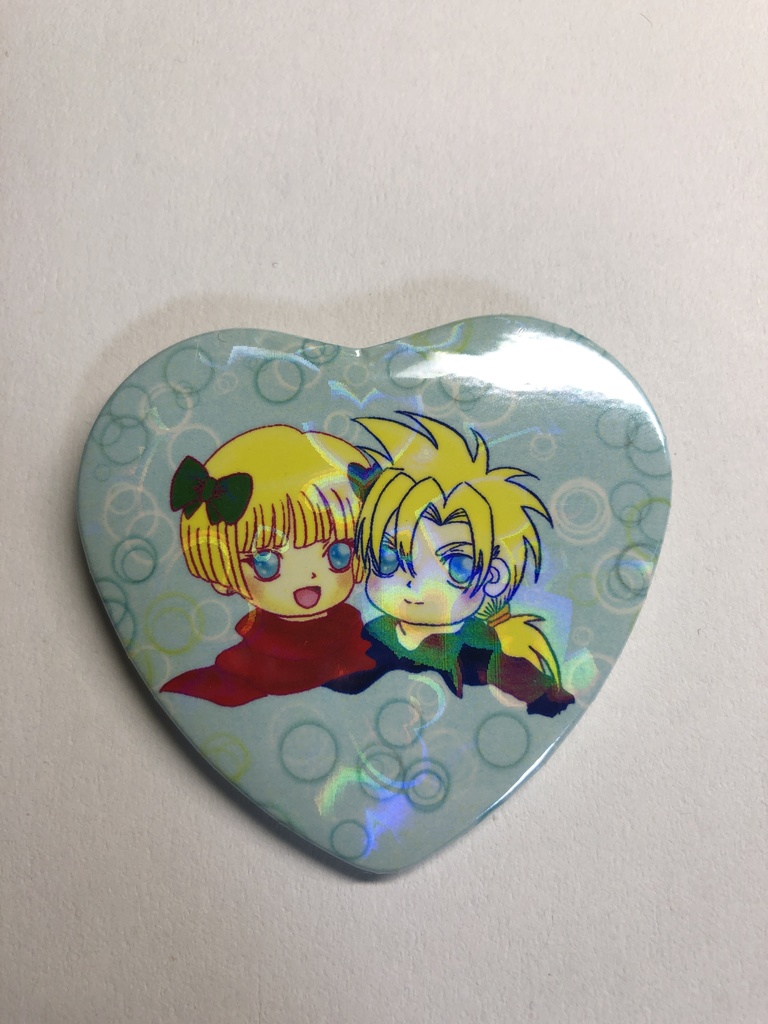 ドラゴンクエスト5 レックス　タバサ　缶バッジ