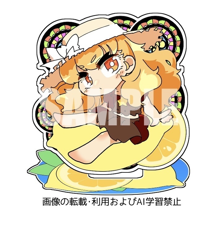 フリフリ水着冒険者アクリルスタンド　ふわ髪ゾディアック