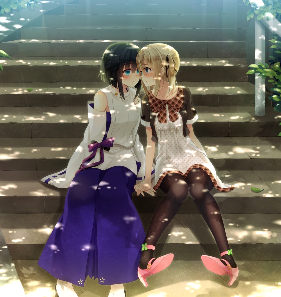 【PC用百合ゲーム】ねのかみ 京の都とふたりの姫騎士 前後編セット