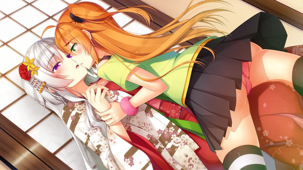 【PC用百合ゲーム】ねのかみ 京の都とふたりの姫騎士 前後編セット