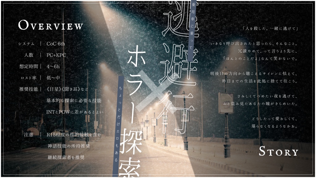 【CoC6版】イゾルデの夢夜行