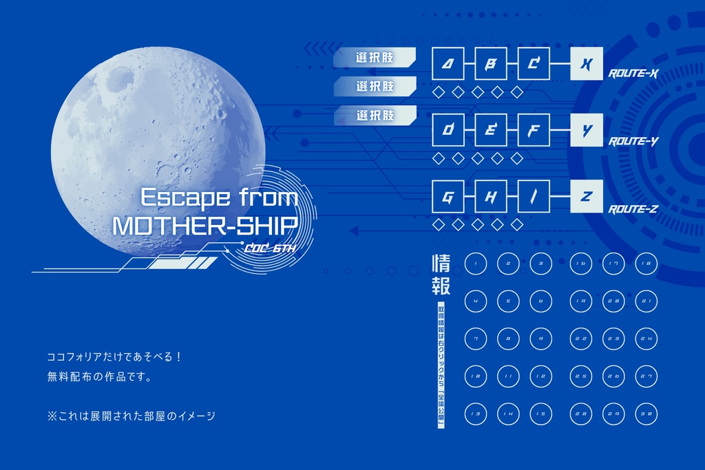 【CoC6版】Escape from MOTHER-SHIP【KPレス】