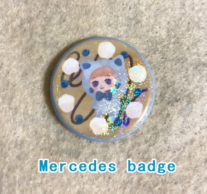 Byleth Acrylic key chain+3 badge set