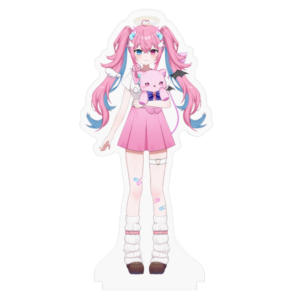 新要素【ツノ 尻尾】(中)制服 アクスタ