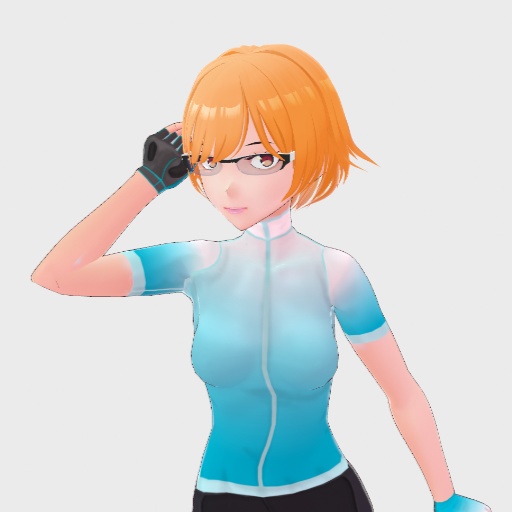 VRoid サイクルウェア「アクア」衣装テクスチャ