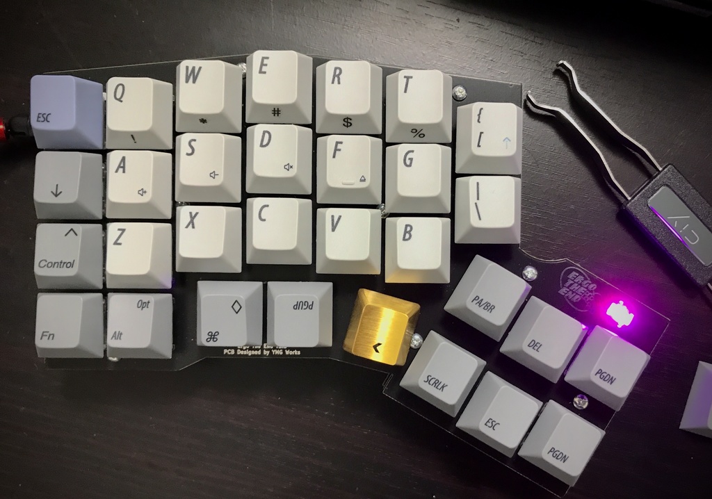 自作キーボードキット_Ergo The End
