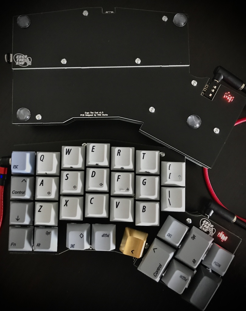 自作キーボードキット_Ergo The End