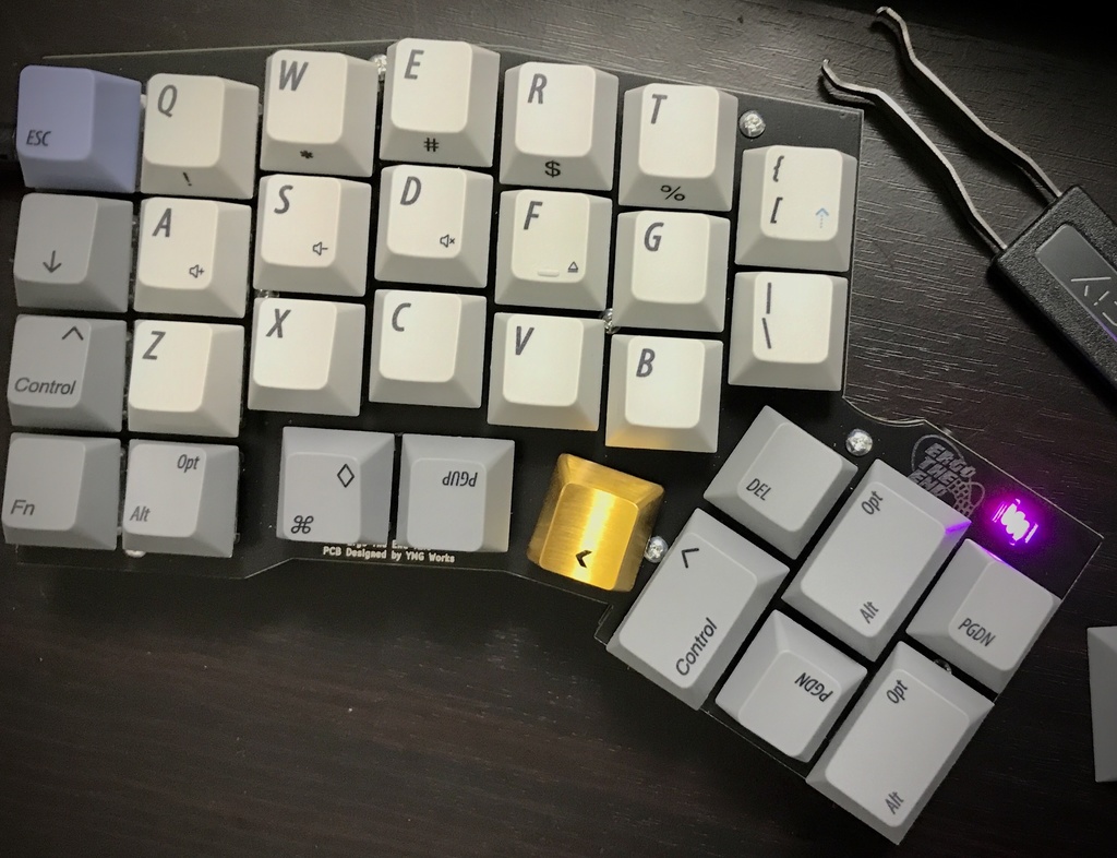 自作キーボードキット_Ergo The End