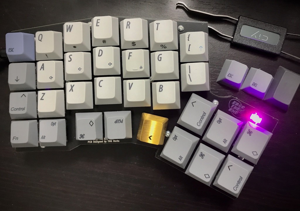 自作キーボードキット_Ergo The End