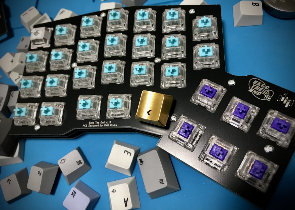 自作キーボードキット_Ergo The End