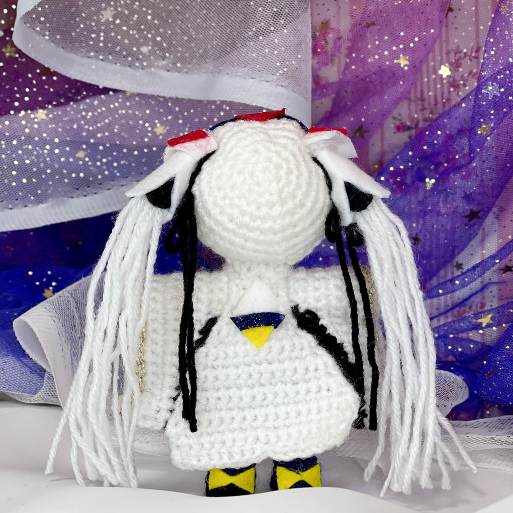 雪ミク2018 タンチョウ巫女 あみぐるみ