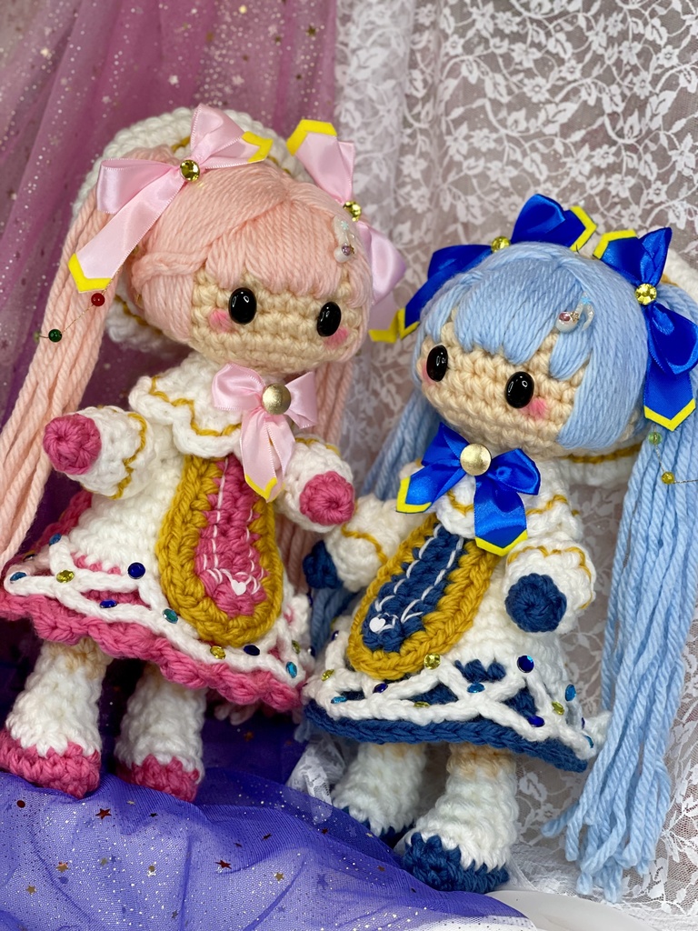 ジャンボあみぐるみ雪ミク2021 時計ちゃん