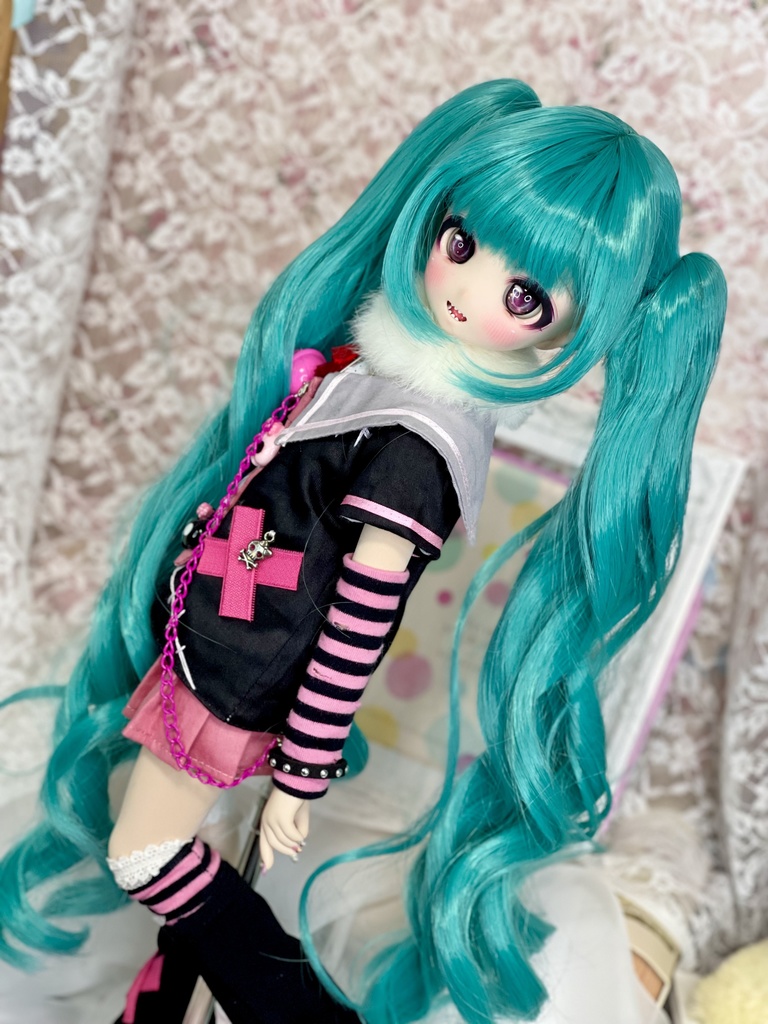 9インチ☆クルクルツインテール ウィッグ