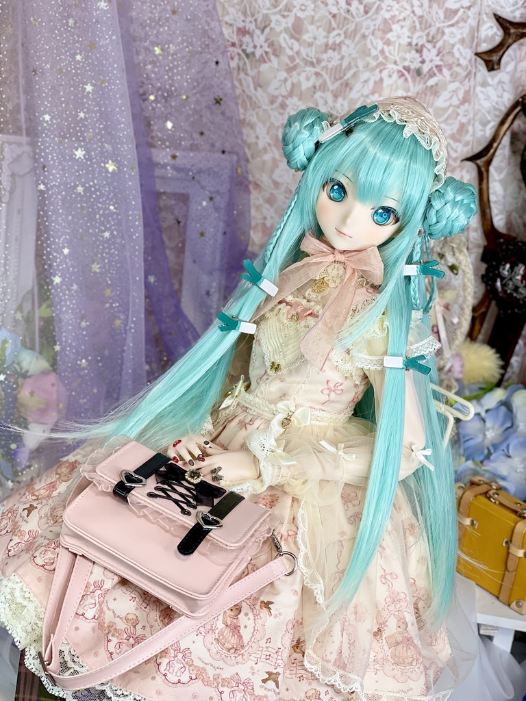 9インチ☆シニヨンプードルちゃん ウィッグ