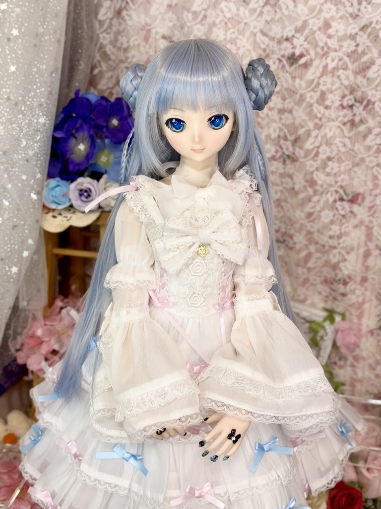 9インチ☆シニヨンプードルちゃん ウィッグ