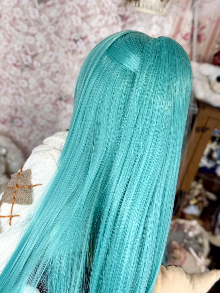 9インチ⭐️もふっとハーフアップ 七星乃工房×黒MAJO