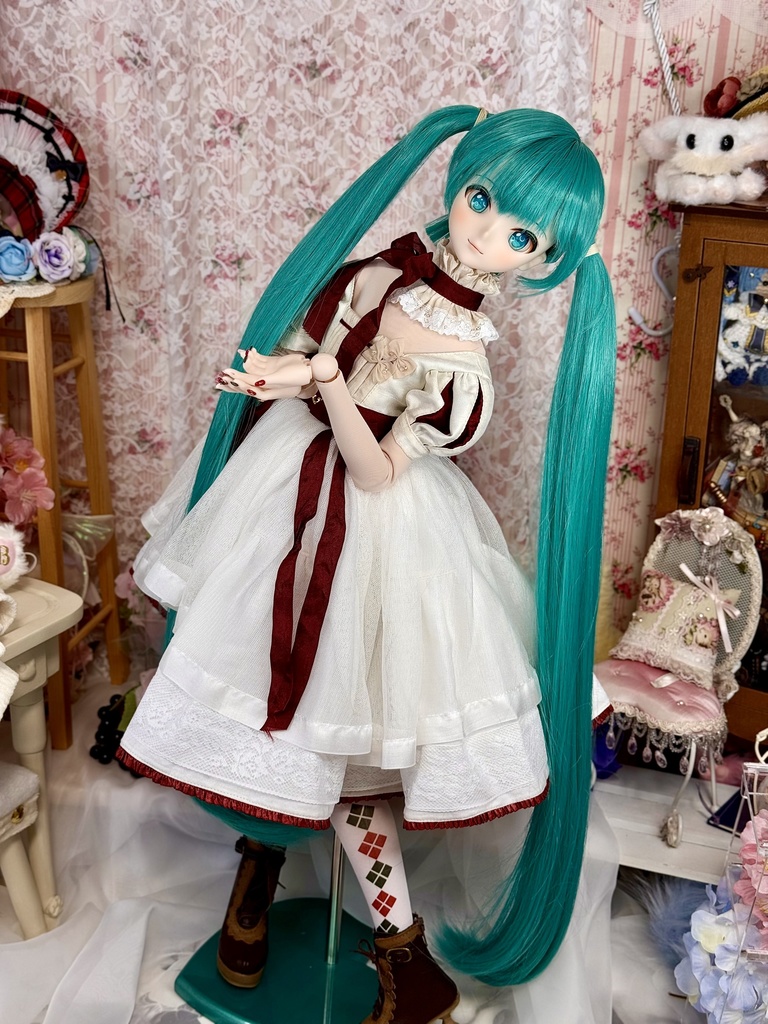 9インチ🌟初音ミクデフォルトスタイル 七夕ver.ウィッグ