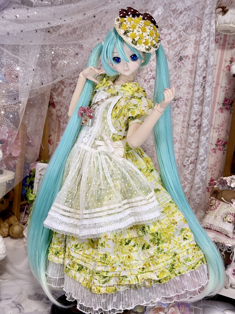 9インチ🌟初音ミクデフォルトスタイルウィッグ