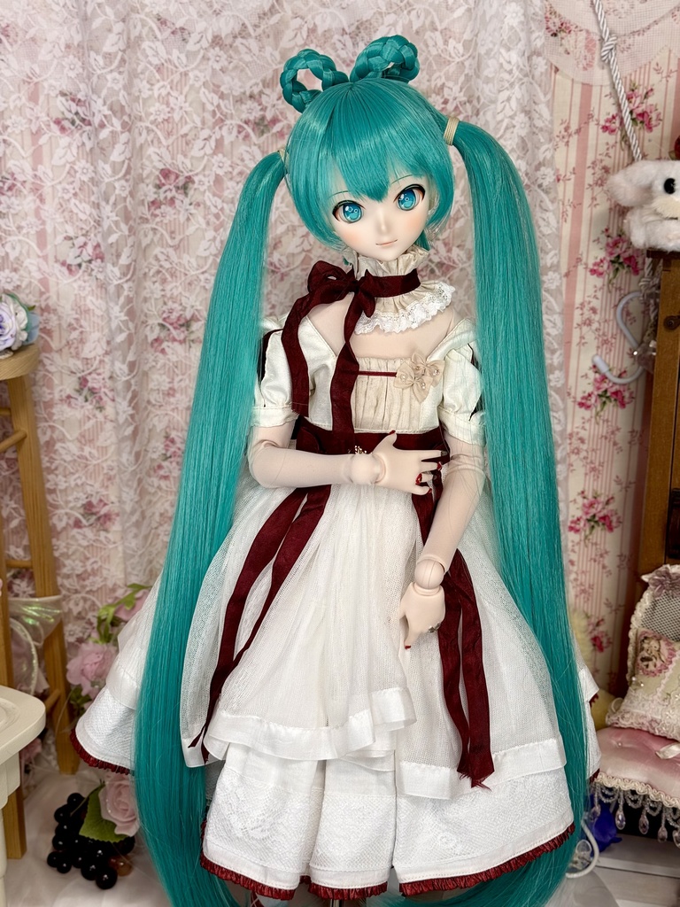 9インチ🌟初音ミクデフォルトスタイル 七夕ver.ウィッグ