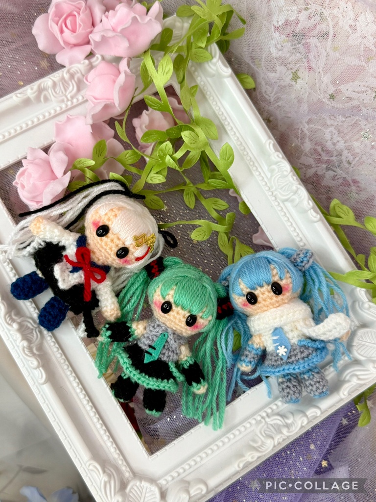 ちみっこあみぐるみ　初音ミク　雪ミク
