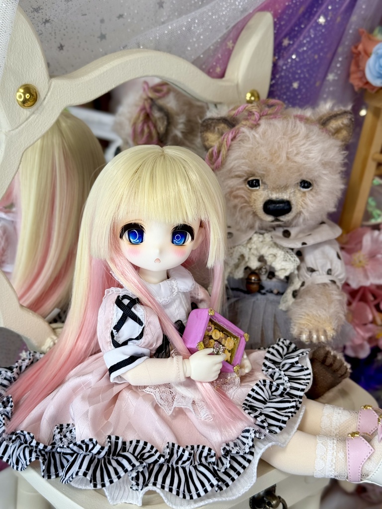 7インチ⭐️ナチュラル姫カット