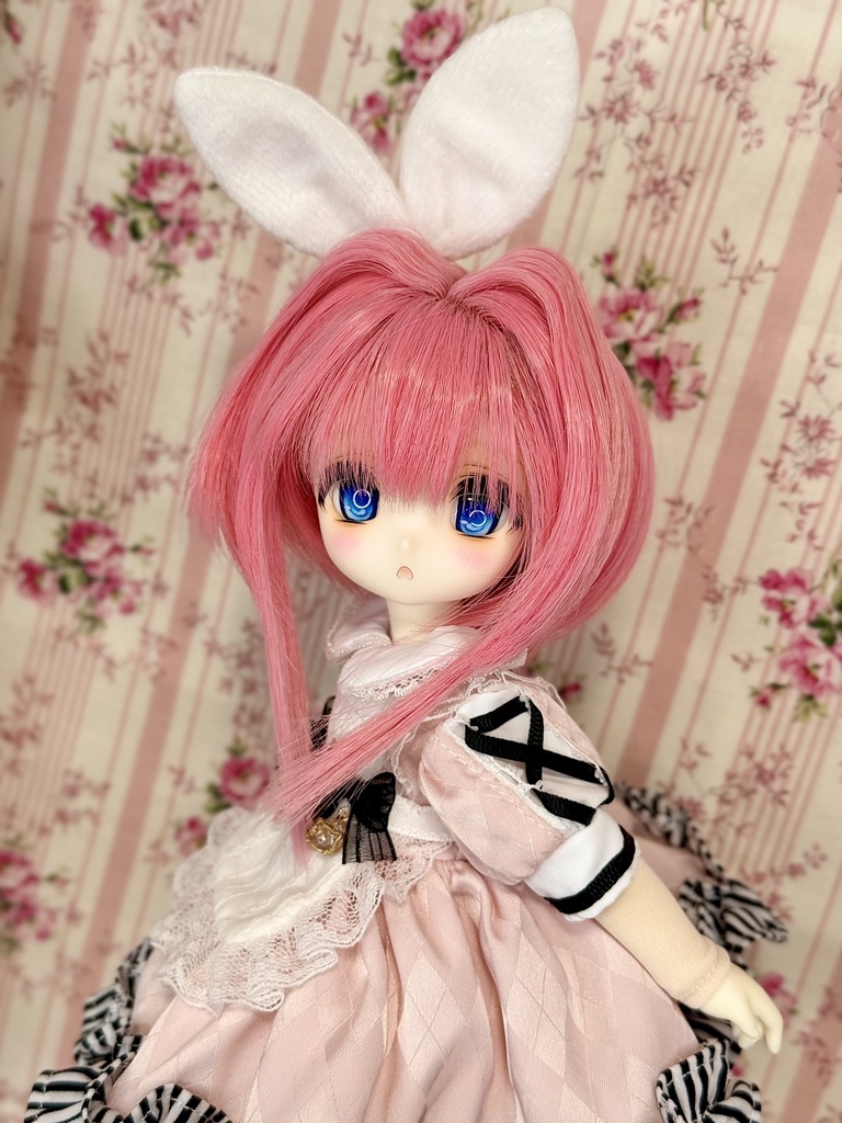 7インチ⭐️猫耳さくら ウィッグ