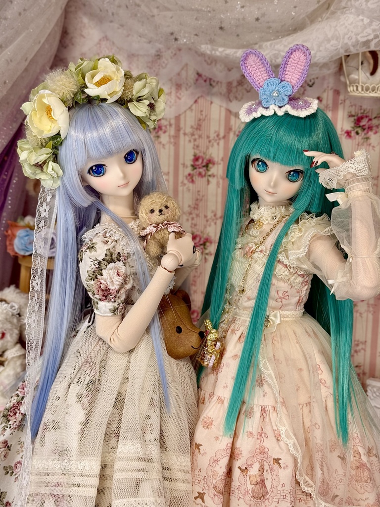 9インチ⭐️ナチュラル姫カット　ウィッグ