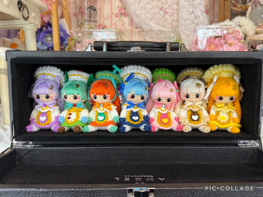 🌸お蔵出し🌸雪ミク 七福神時計ちゃん あみぐるみ