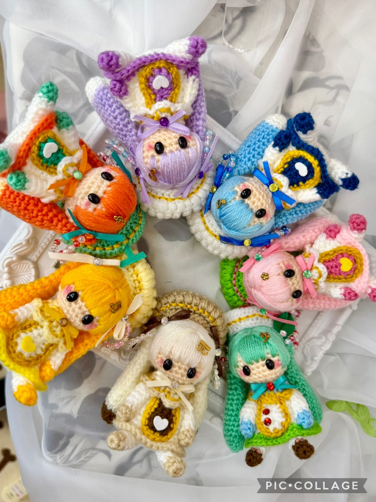 🌸お蔵出し🌸雪ミク 七福神時計ちゃん あみぐるみ