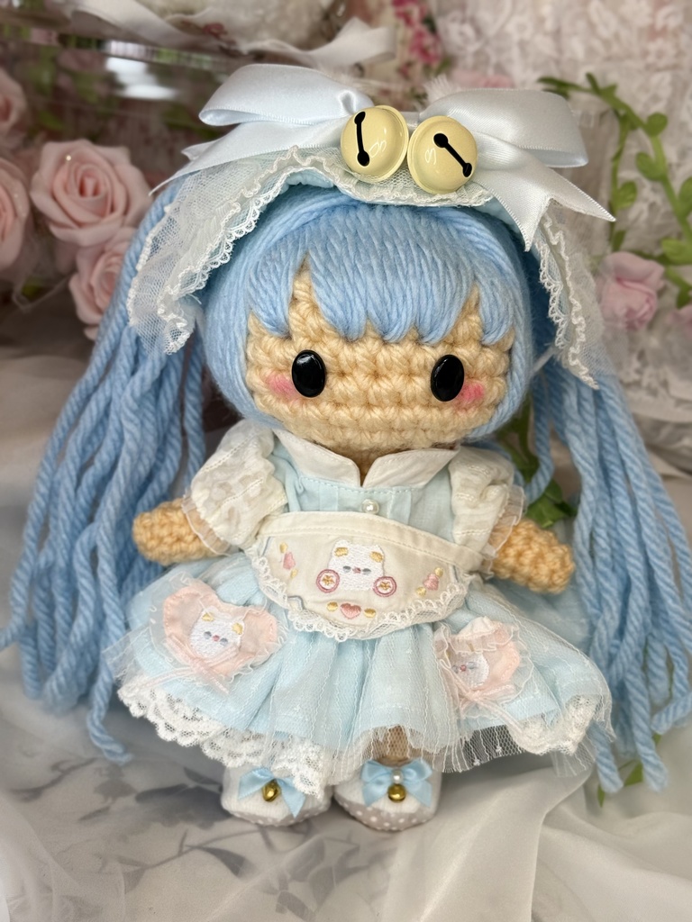 🌸お蔵出し🌸初音ミク 雪ミク 桜ミク あみぐるみ