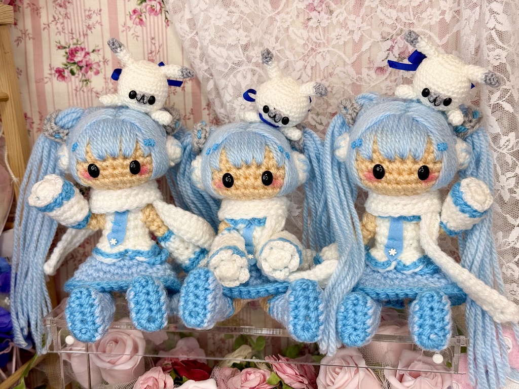 雪ミク スカイタウンver. あみぐるみ 中サイズ