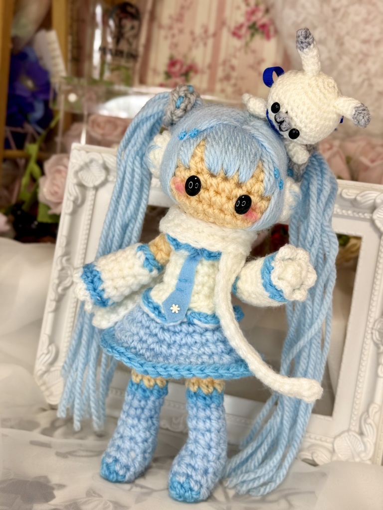 雪ミク スカイタウンver. あみぐるみ 中サイズ