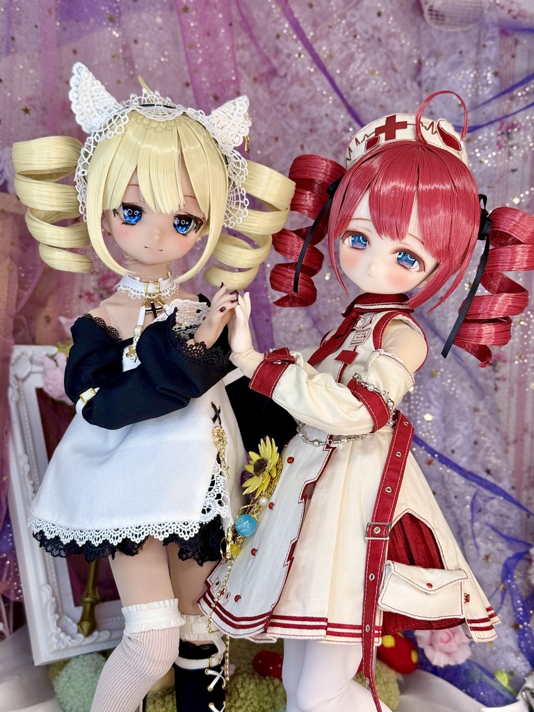 9インチ⭐️ツーサイドロール　ウィッグ