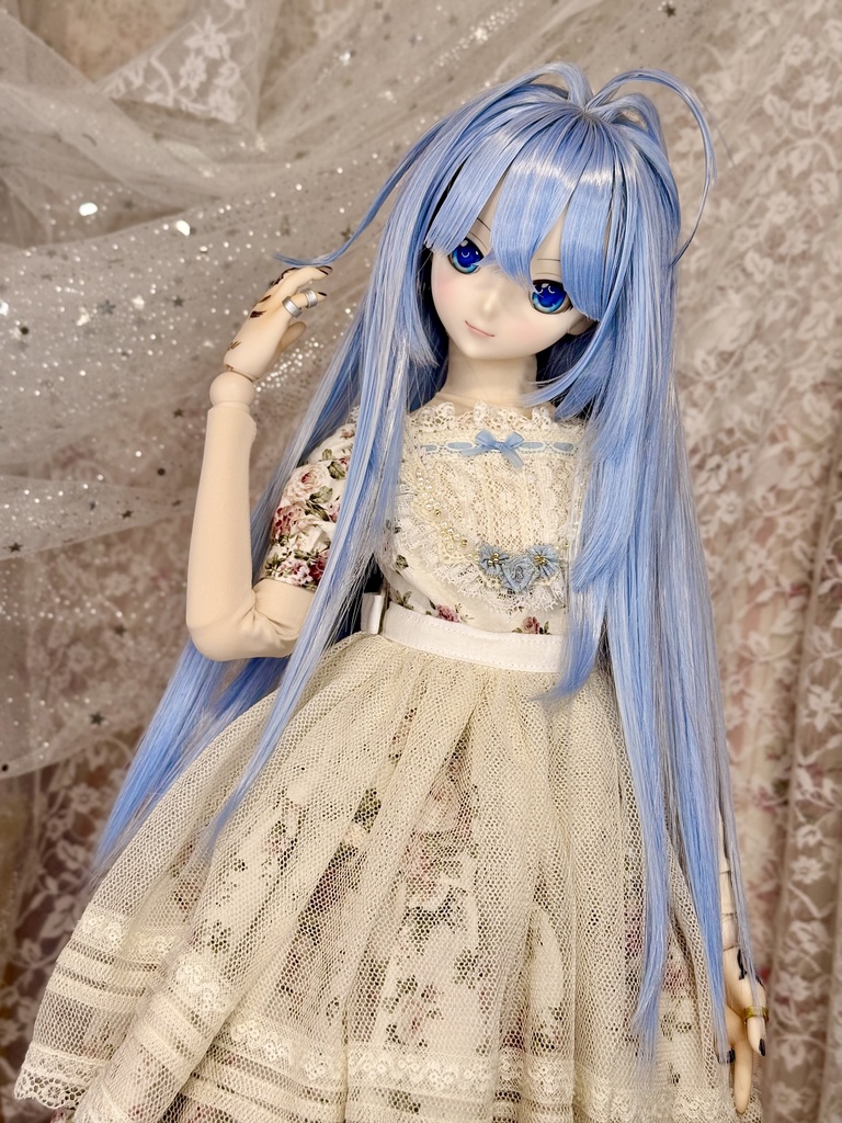9インチ⭐️ルナヴァニラ・ロング ウィッグ