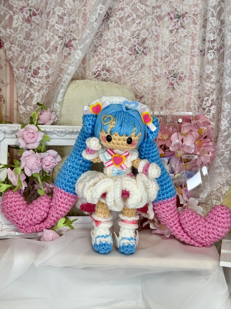 ⭐️雪ミク2027 メタモルちゃんあみぐるみ  中サイズ