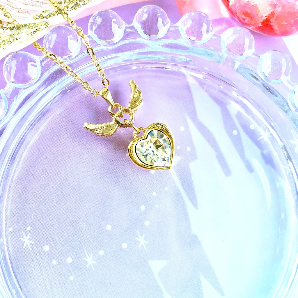 ♥クリスタル♡天使のネックレス♥