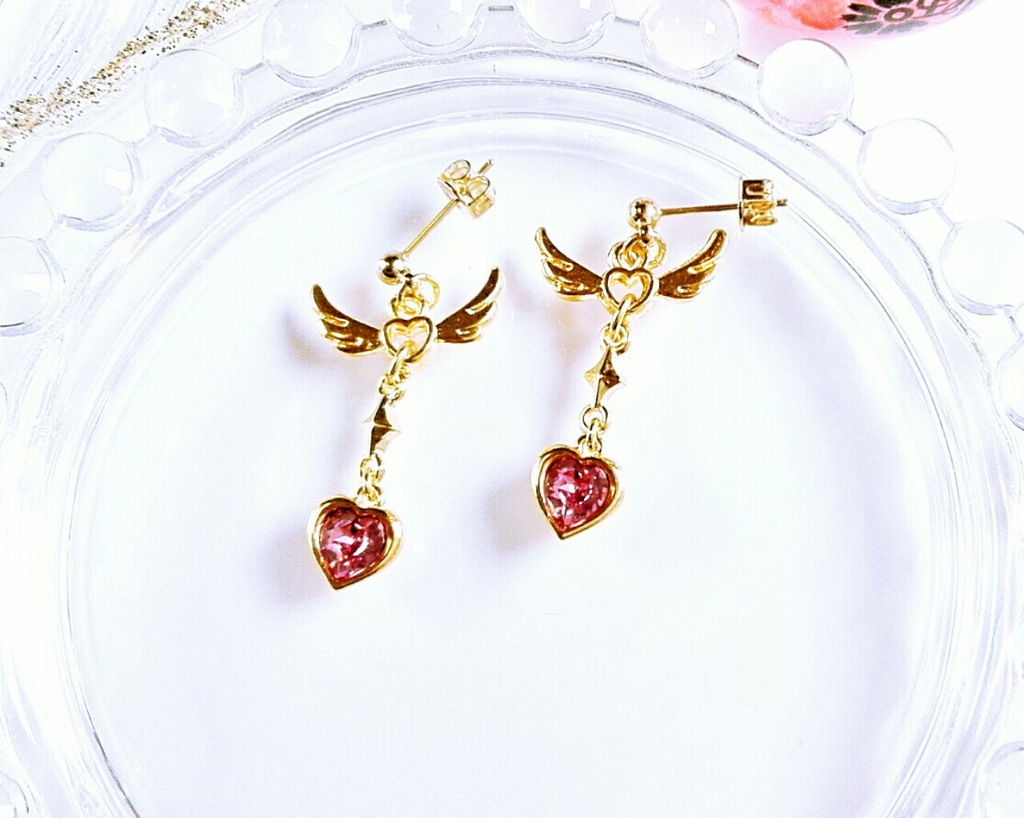 ハートスワロ♥天使のピアス♥