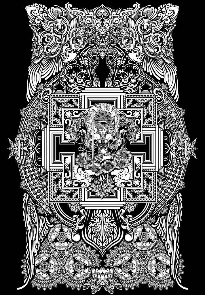 風沢金剛曼荼羅Tシャツ