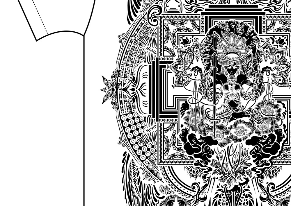 風沢金剛曼荼羅Tシャツ