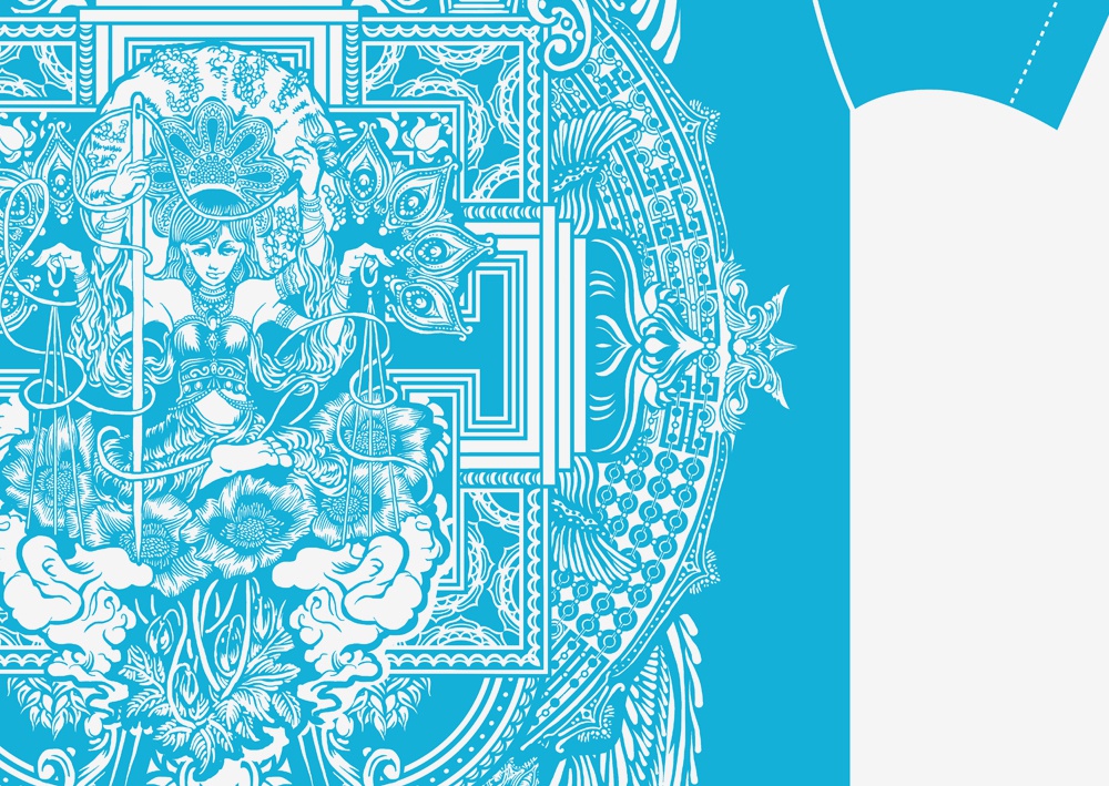 風沢金剛曼荼羅Tシャツ