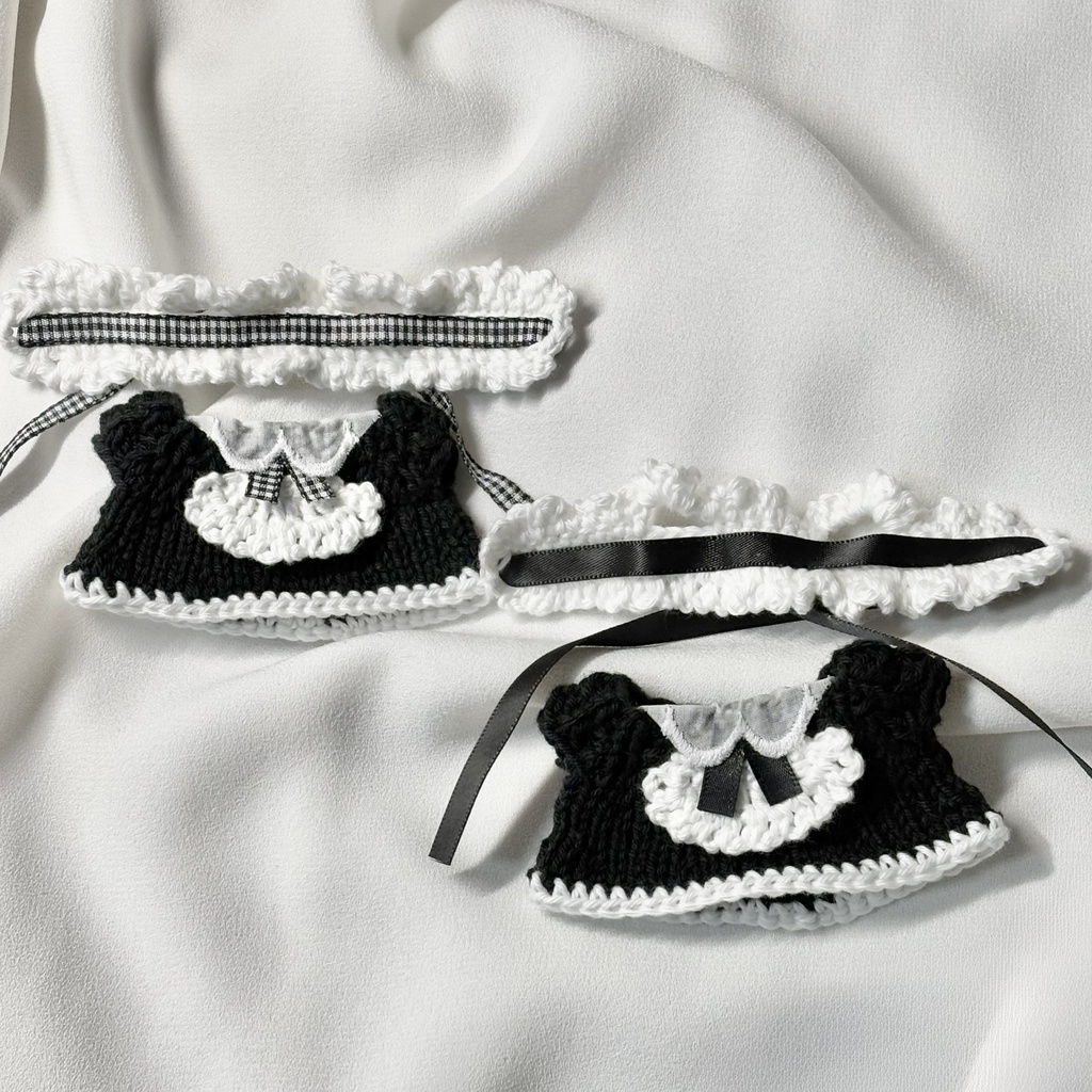 夏メイド服（10センチぬい向け）