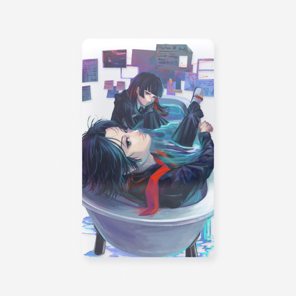 弥縫ウユウ　ウユ子　クリアカード