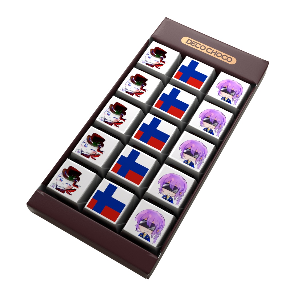 ロフィア国一周年記念decoチョコレート
