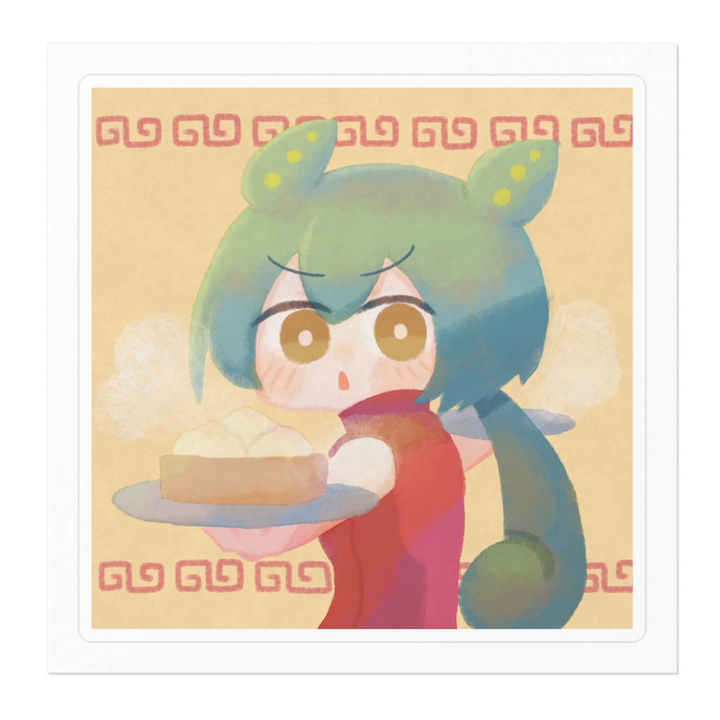 ちゅうかなずんだもんステッカー