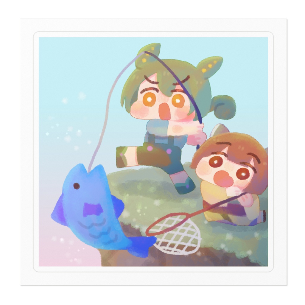 大漁なのだステッカー