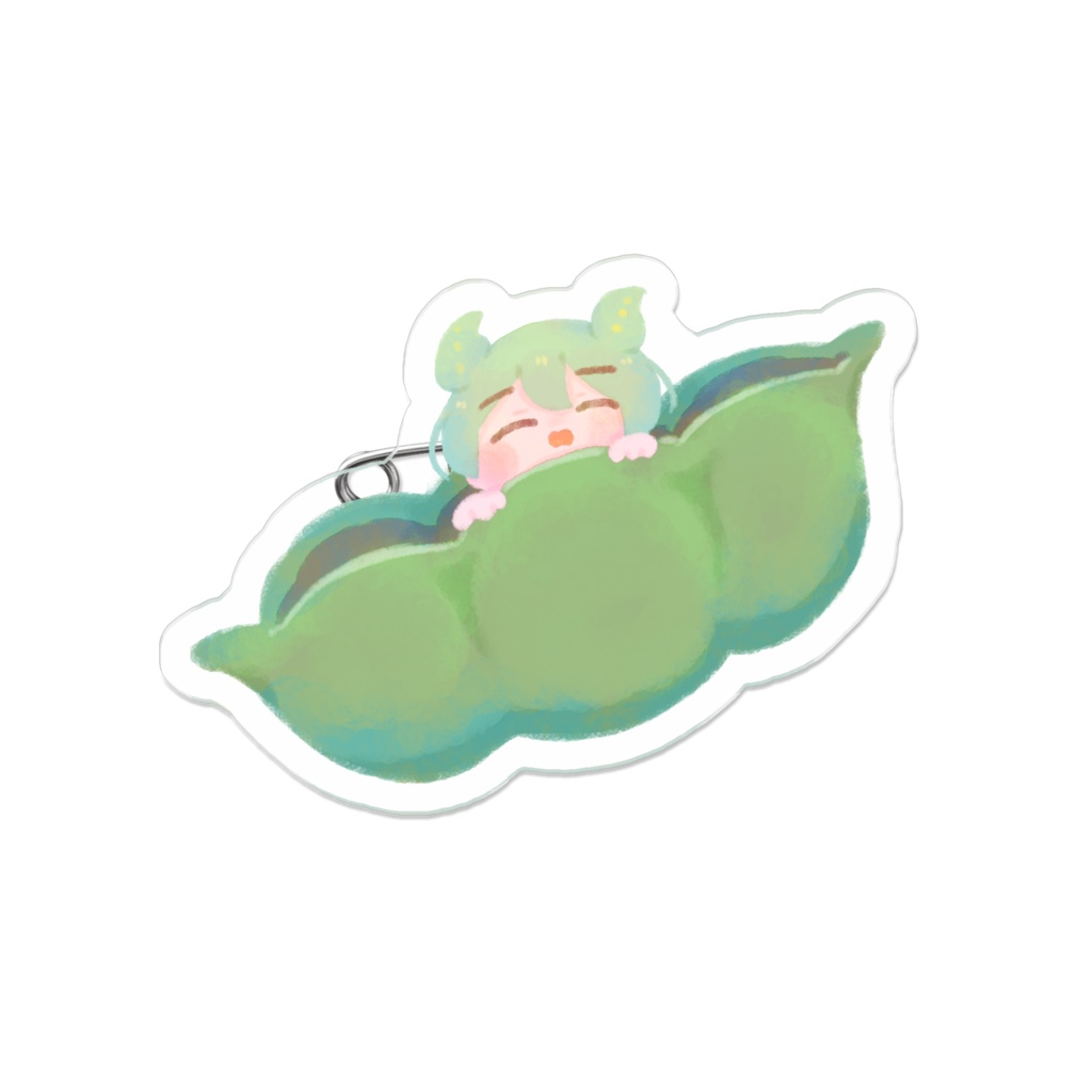 ねんねずんだもんアクリルバッチ