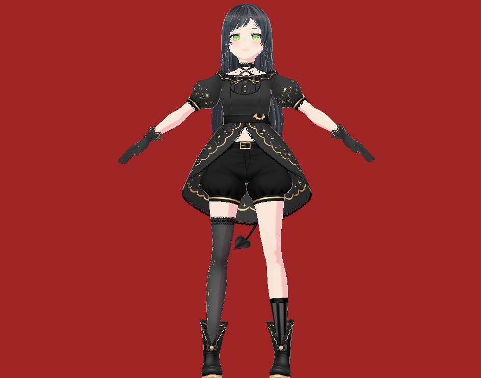 【3Dキャラクター】オリジナル3Dモデルおぽた【vroid】